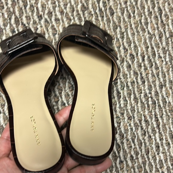 Ann Taylor Sutton Croc Buckle Slide size 6 - Picture 7 of 7